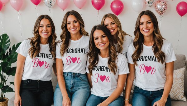 Des t-shirts evjf originaux pour un enterrement de vie de jeune fille mémorable