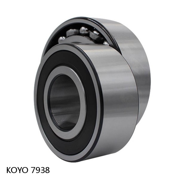 7938 KOYO Single-row, matched pair angular contact ball bearings