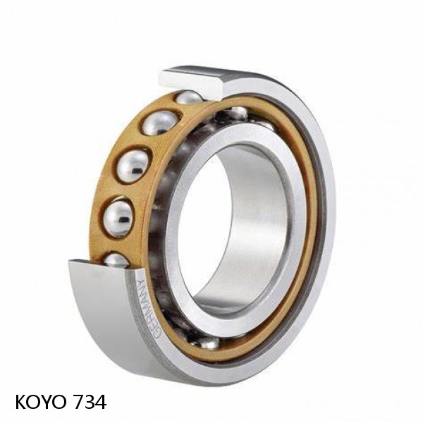 734 KOYO Single-row, matched pair angular contact ball bearings