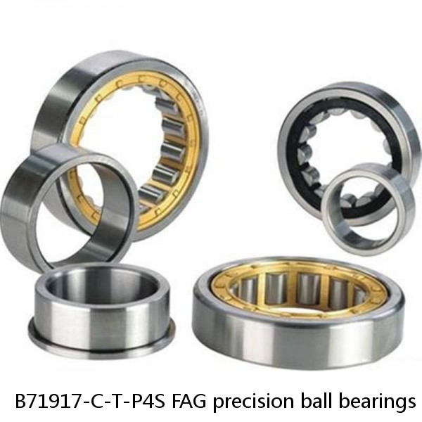 B71917-C-T-P4S FAG precision ball bearings