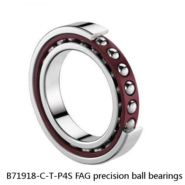 B71918-C-T-P4S FAG precision ball bearings