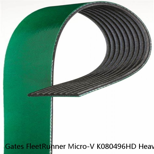 Gates FleetRunner Micro-V K080496HD Heavy Duty Belt 1 3/32" X 50 1/8"