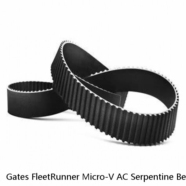 Gates FleetRunner Micro-V AC Serpentine Belt for 2003-2008 Hummer H2 6.0L fg