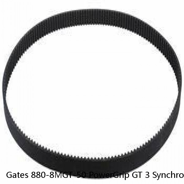 Gates 880-8MGT-50 PowerGrip GT 3 Synchronous Timing Belt Antistatic To ISO 9563