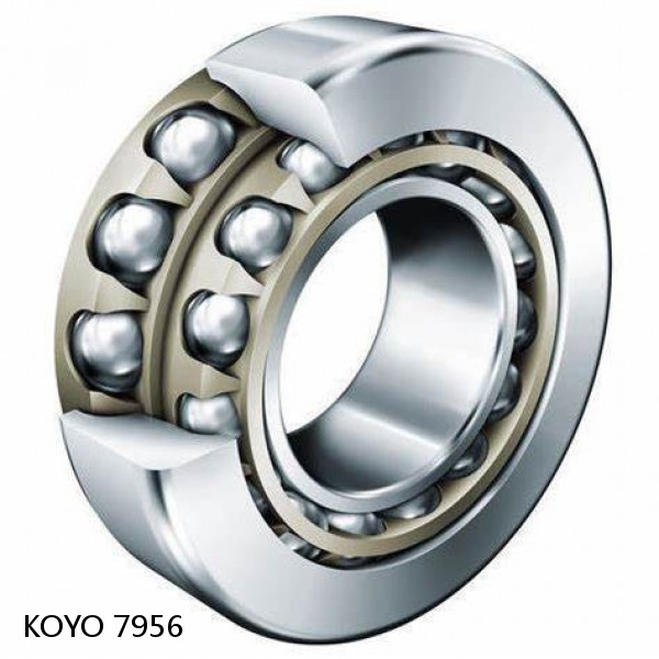 7956 KOYO Single-row, matched pair angular contact ball bearings #1 small image
