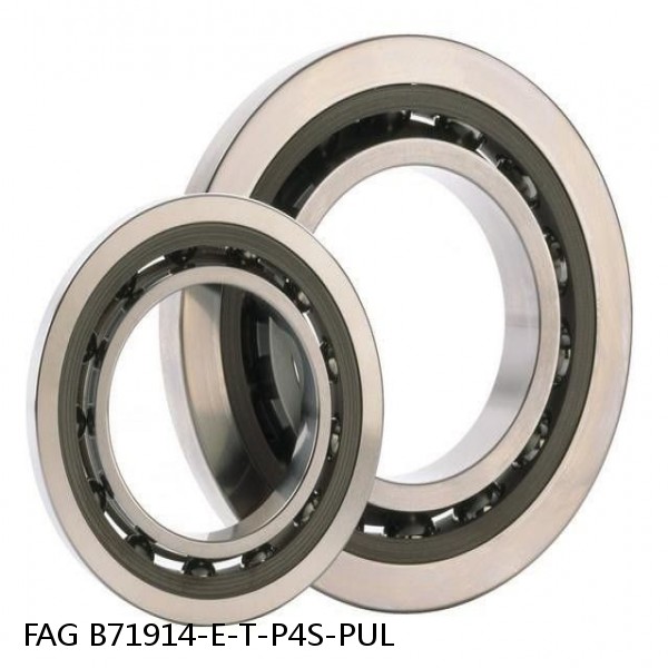 B71914-E-T-P4S-PUL FAG high precision bearings #1 image