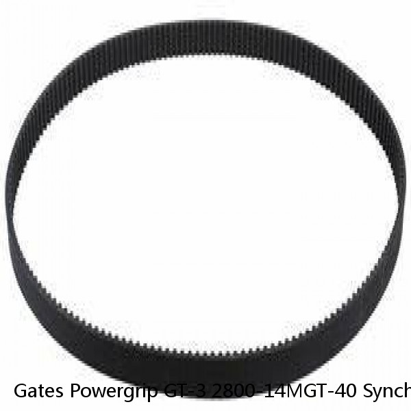 Gates Powergrip GT-3 2800-14MGT-40 Synchronous Drive Timing Belt 93560150 New #1 image